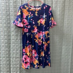 Floral Boutique Dress Size Medium